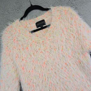 Absolutely Creative Fuzzy Sweater Women's M Fairy Cottagecore Shaggy‎ Boho Chic